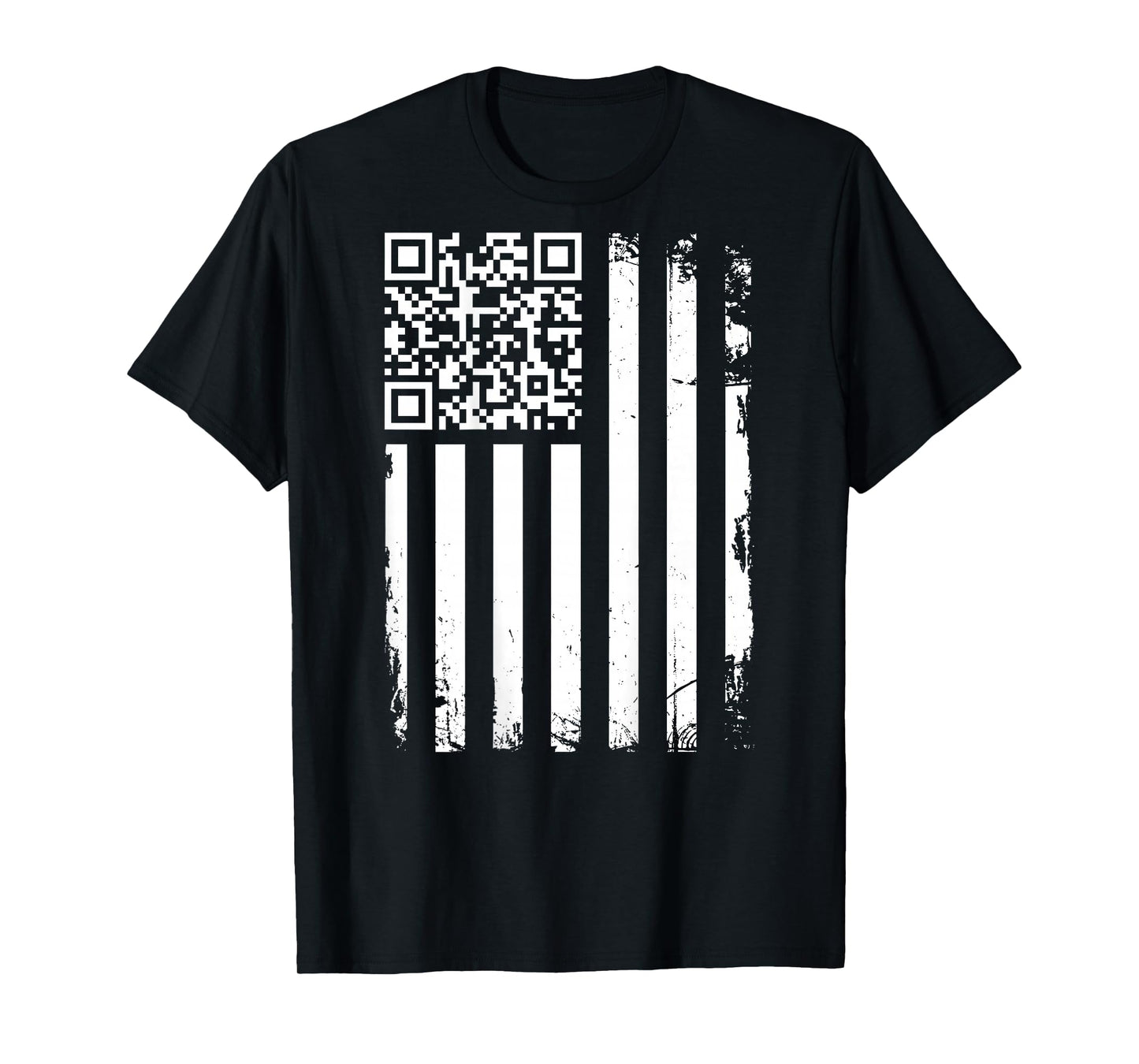 (BACK) Funny QR Don't Be A Little Btch Code Saying Quote T-Shirt