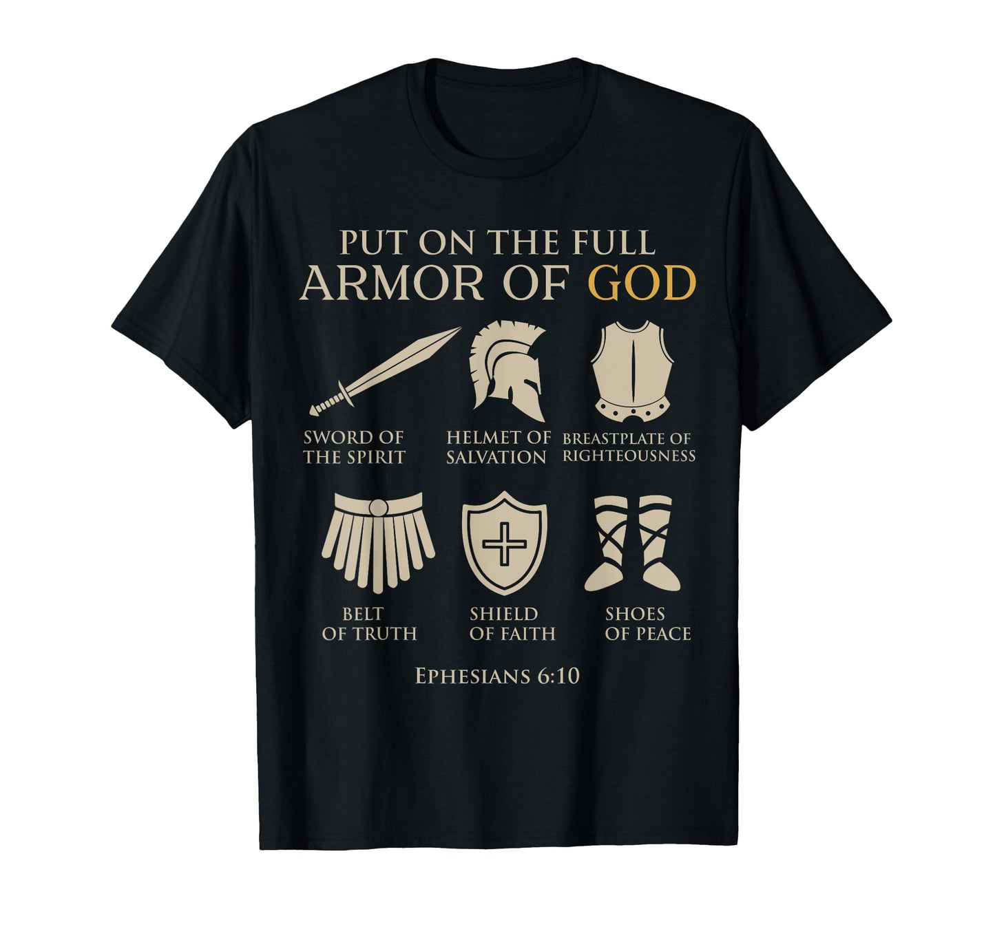 Toddler Boy Armor Of God Brother Son Men Kid Christian Jesus T-Shirt