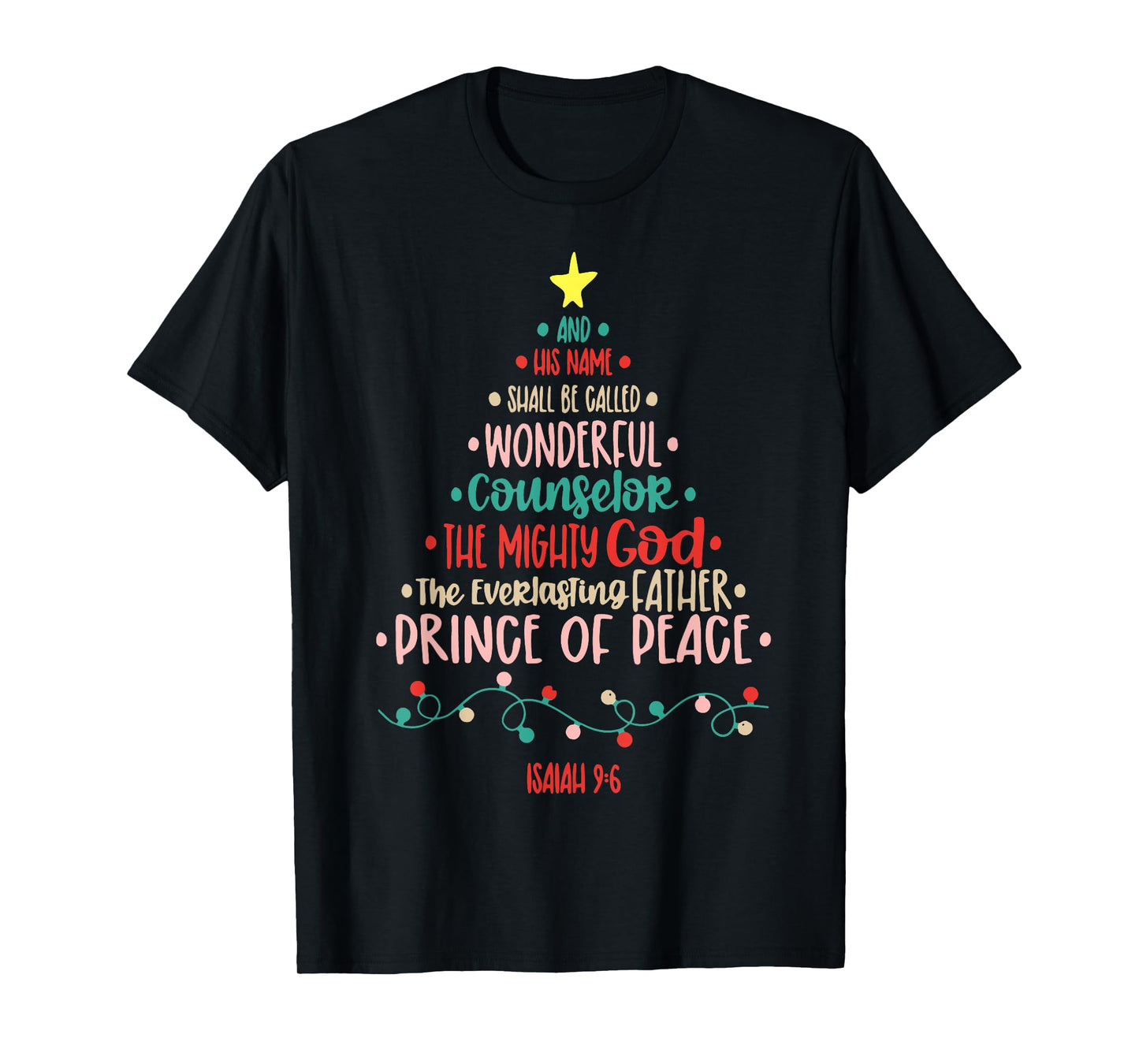 His Name Shall Be Jesus Christmas Religious Holiday Costume T-Shirt