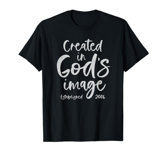 19 Year Old Christian Jesus and God 2006 19th Birthday T-Shirt