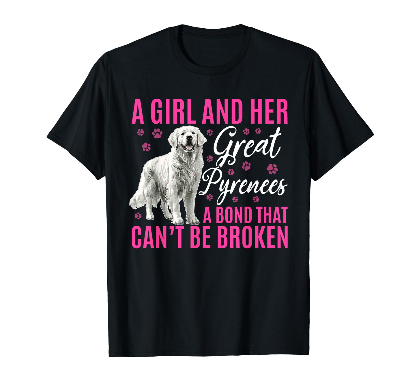 Great Pyrenees Dog Owner T-Shirt for Men Women Girls Kids