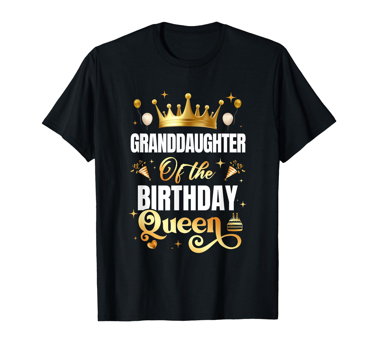 Daughter Of The Birthday Queen Funny Matching Birthday Party T-Shirt