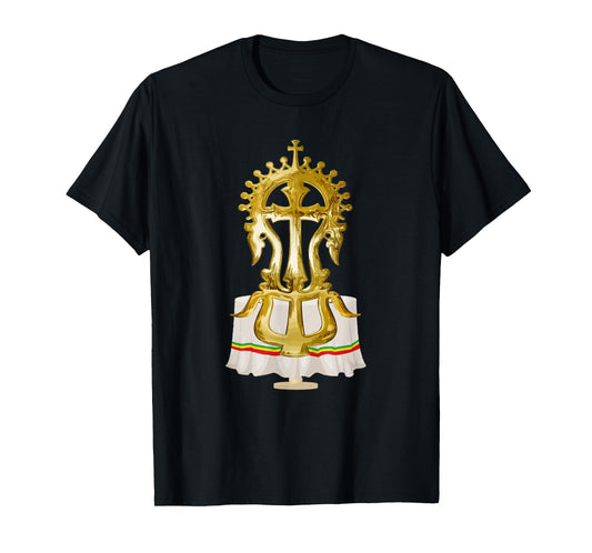 Ethiopian Cross African Graphic Art T-Shirt