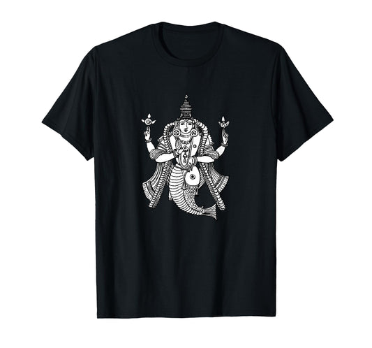 Vishnu as a Fish Hindu God Hinduism Art T-Shirt