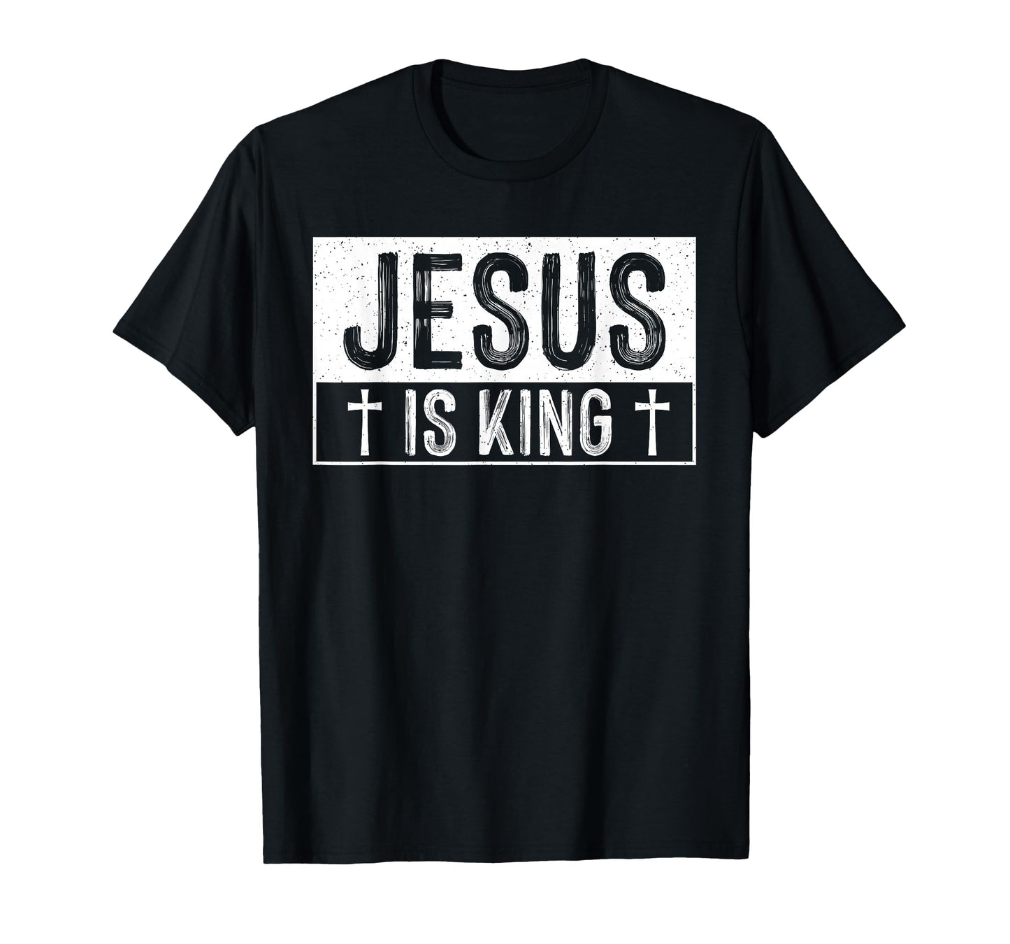 Cute Jesus is King Christian - Inspirational Religious Faith T-Shirt