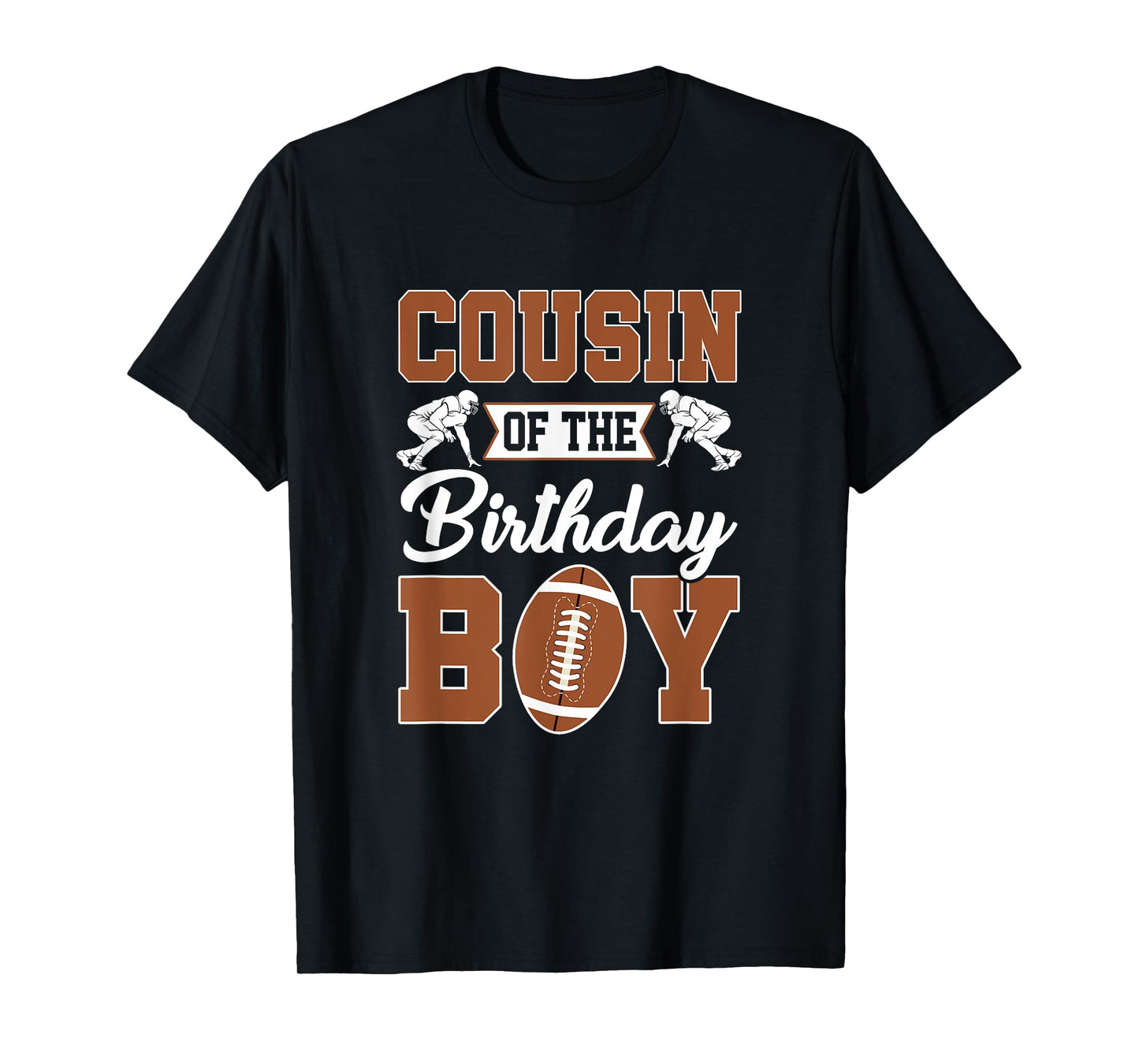 Cousin Of The Birthday Boy Football Party Family Matching T-Shirt