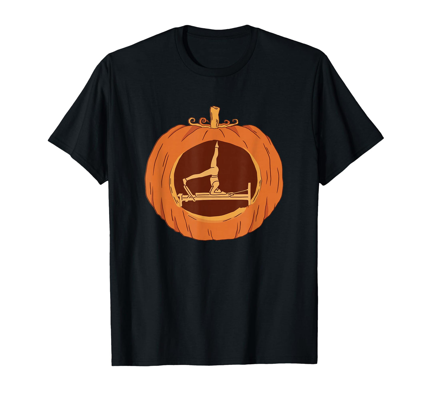 Funny Reformer Pilates with Pumpkin Halloween T-Shirt