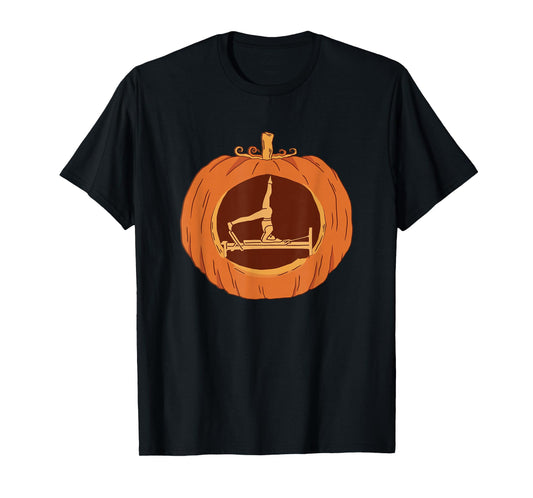 Funny Reformer Pilates with Pumpkin Halloween T-Shirt