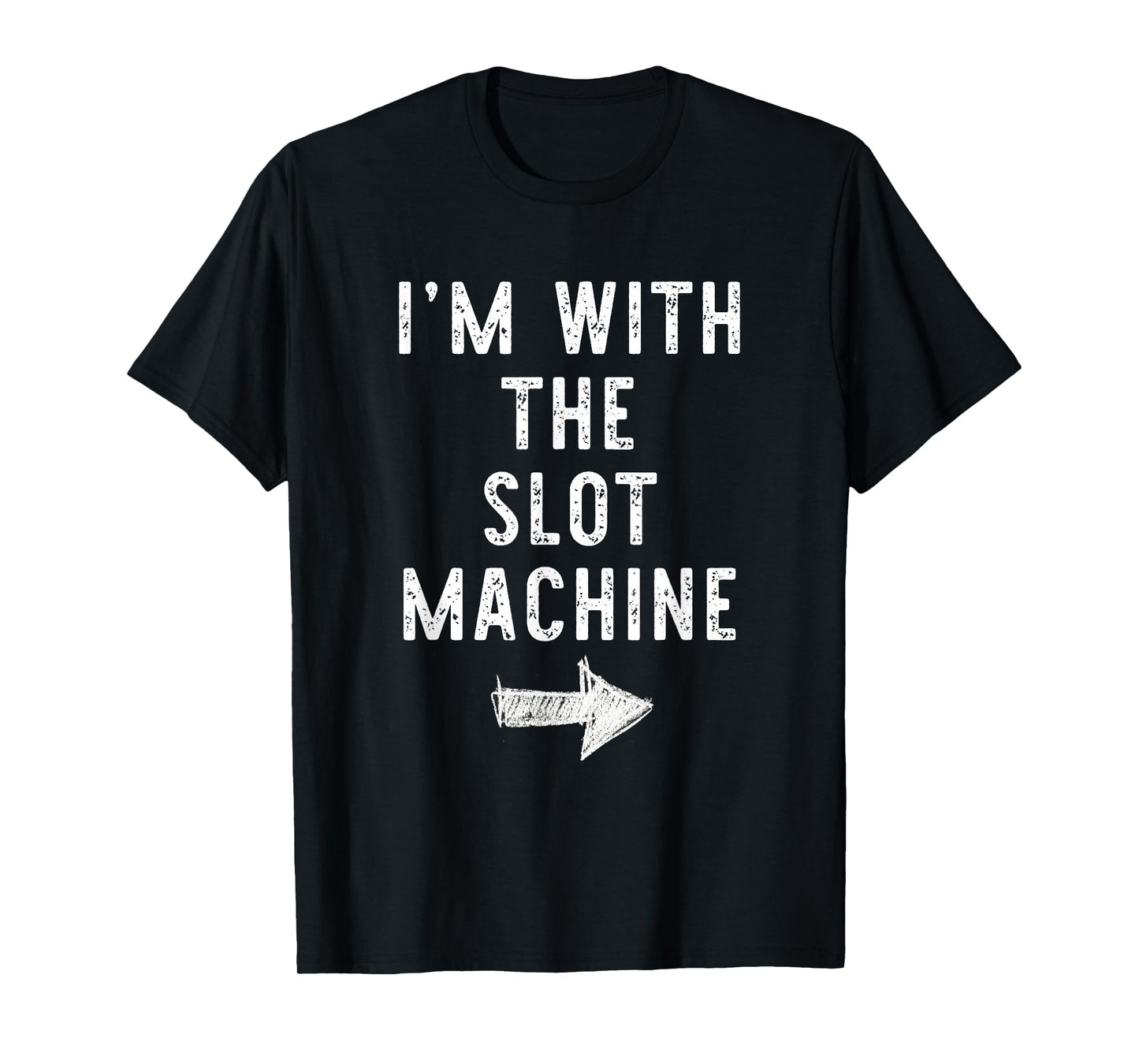 I'm With The Slot Machine Costume Halloween Matching Couple T-Shirt