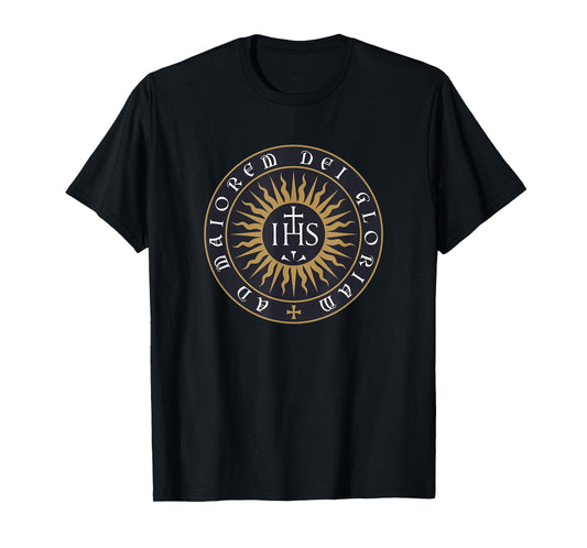 AMDG Ignatius of Loyola Society of Jesus Catholic T-Shirt