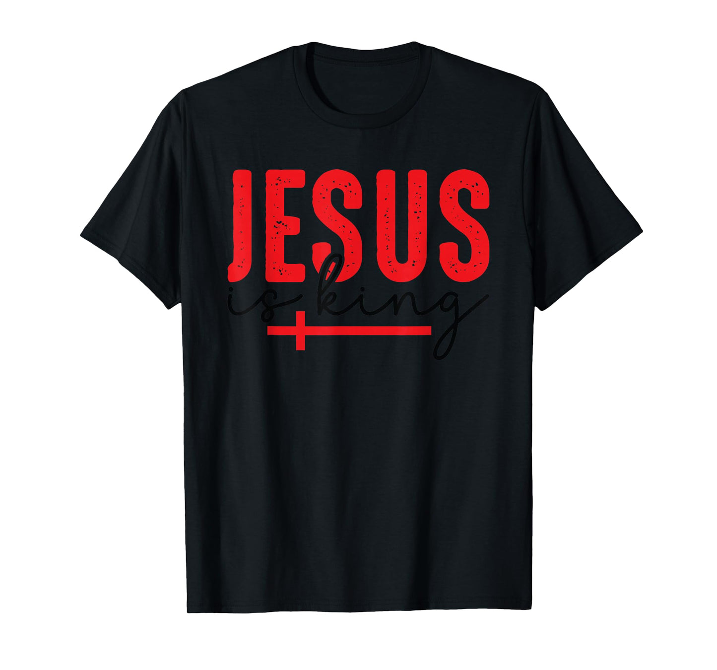Retro Jesus is King Christian - Bible Verse Faith Religious T-Shirt