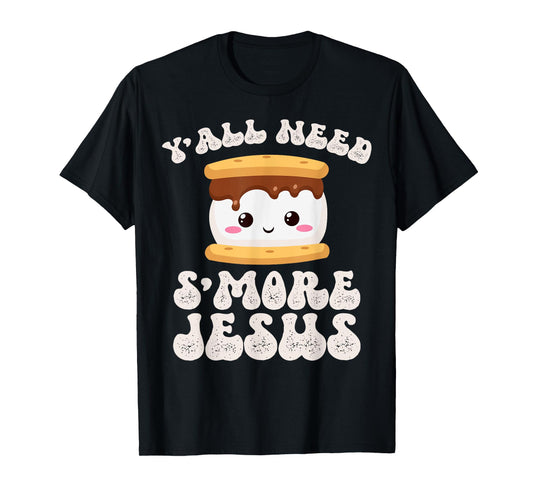 Smore Jesus Kawaii S'more Christian Funny Pun Religious T-Shirt