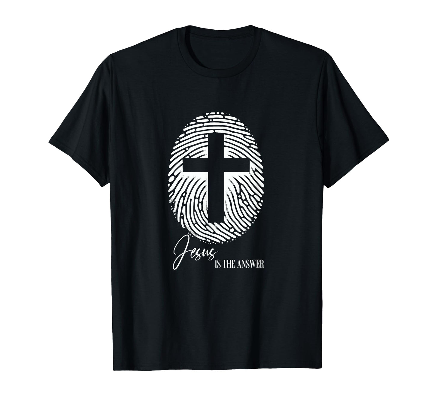 Christianity Religion Devotee Jesus is The Answer Jesus T-Shirt