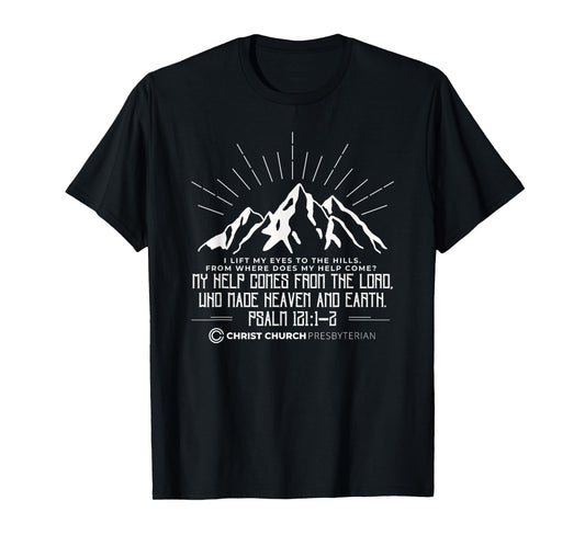 Christ Church Presbyterian Knoxville TN | Psalm 121 Front | T-Shirt