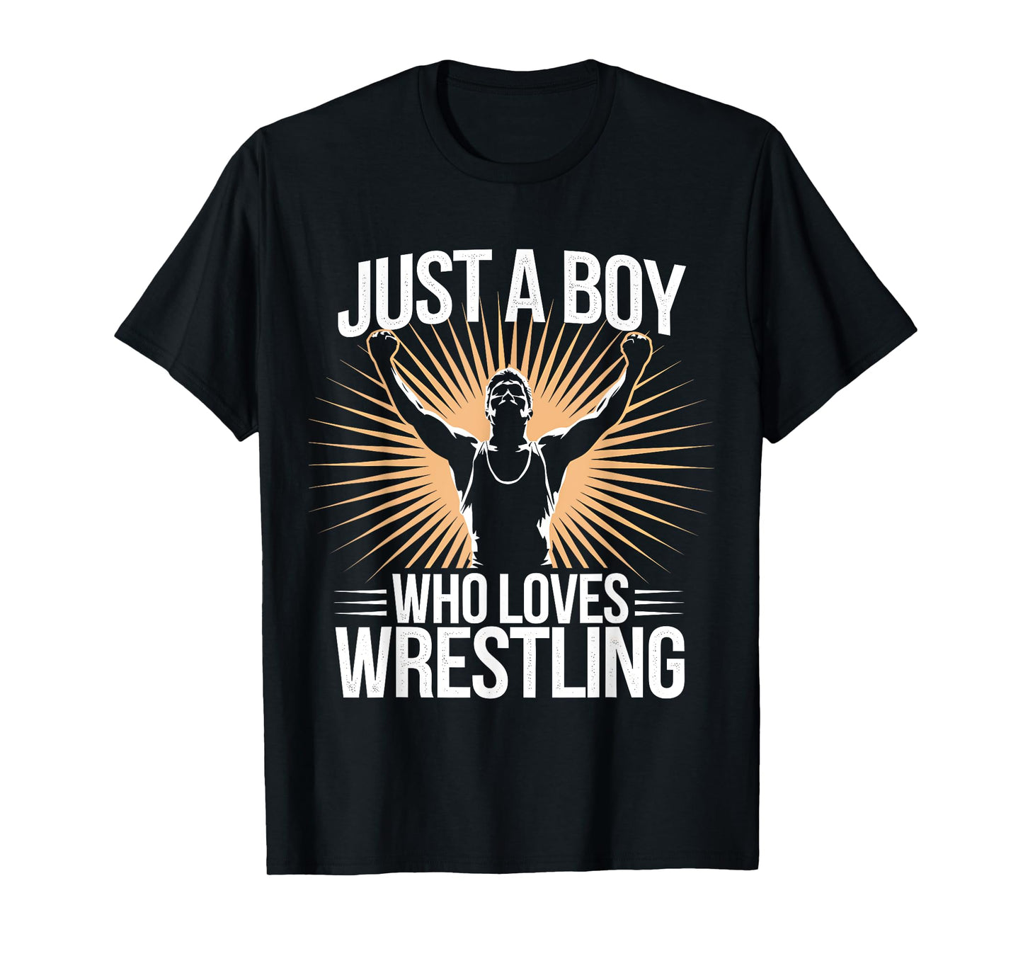 Just A Boy Who Loves Wrestling For Wrestlers Boys And Kids T-Shirt