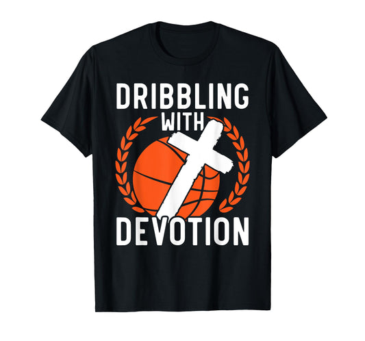 Basketball And Jesus Christ Christian Believer Hooper T-Shirt