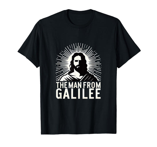 The Man from Galilee Iconic Christian Faith Spiritual Design T-Shirt
