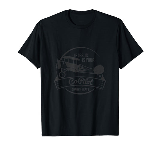 Cool Christian Aviator Pilot T Shirt Gift