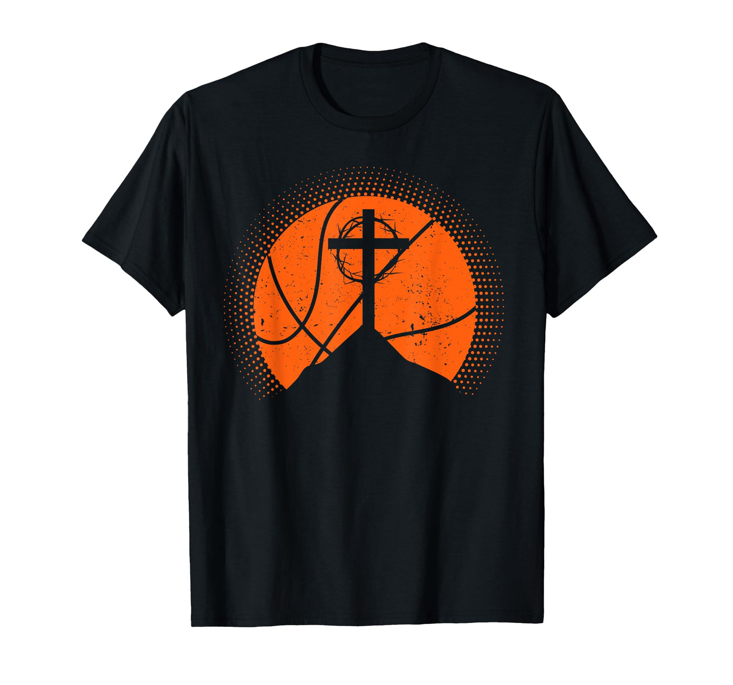 Christian basketball jesus christ basketball religious funny T-Shirt