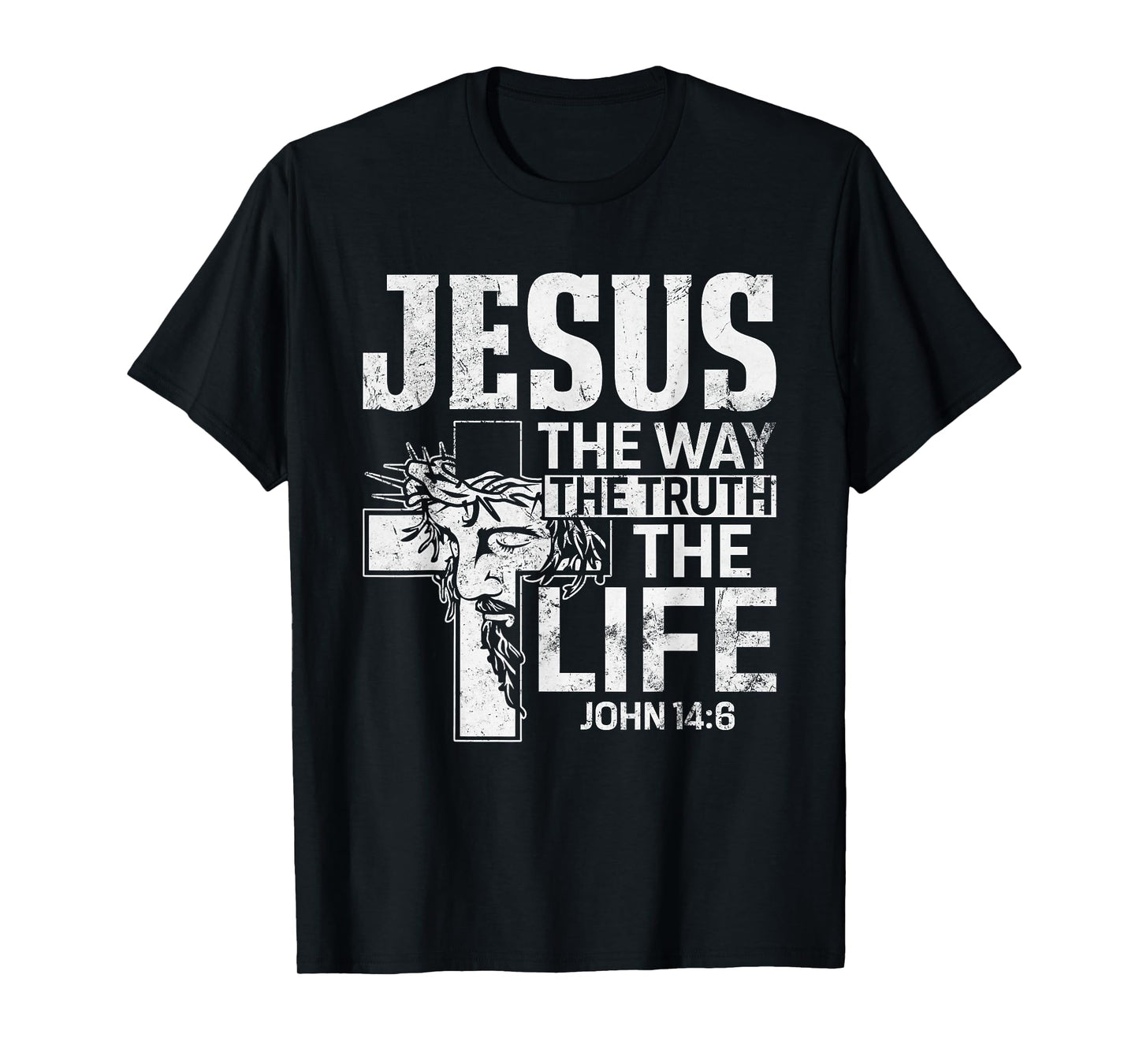 Jesus the Way the Truth the Life John 14:6 Christian T-Shirt