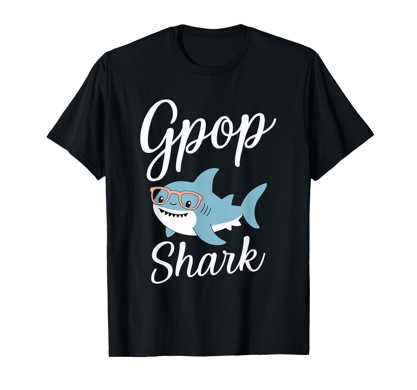 G-Pop Shark Funny Matching Family Grandpa GPop T-Shirt