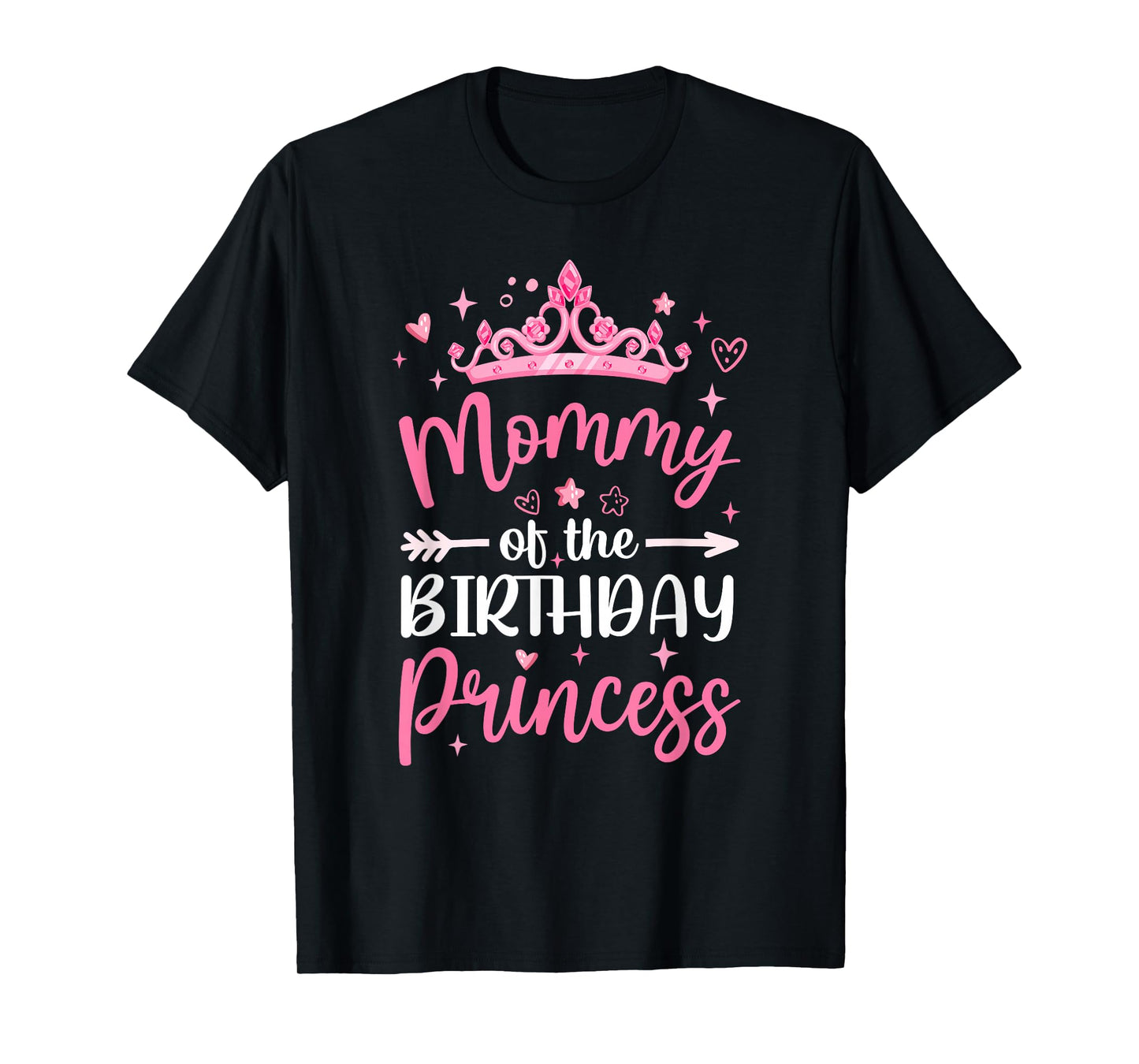 Mommy Of The Birthday Princess Birthday Girl Kid Family T-Shirt