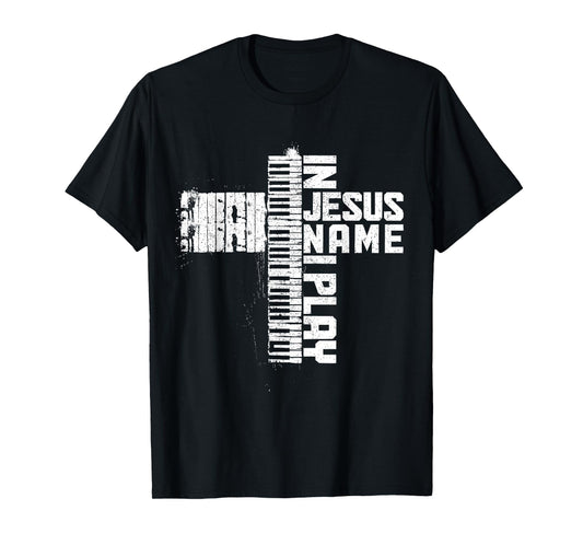 Piano Christian Faith Cross Jesus Music Organ Pianist T-Shirt