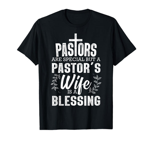 Funny Pastor Art For Women Wife Pastor Preacher Christian T-Shirt