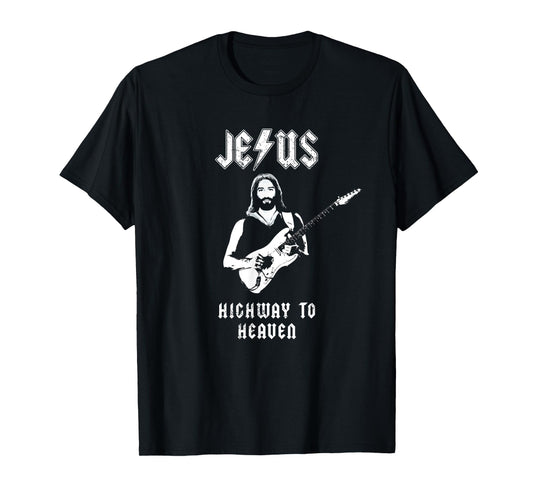 Jesus Rock and Roll Christian Music Worship Bible Verse T-Shirt