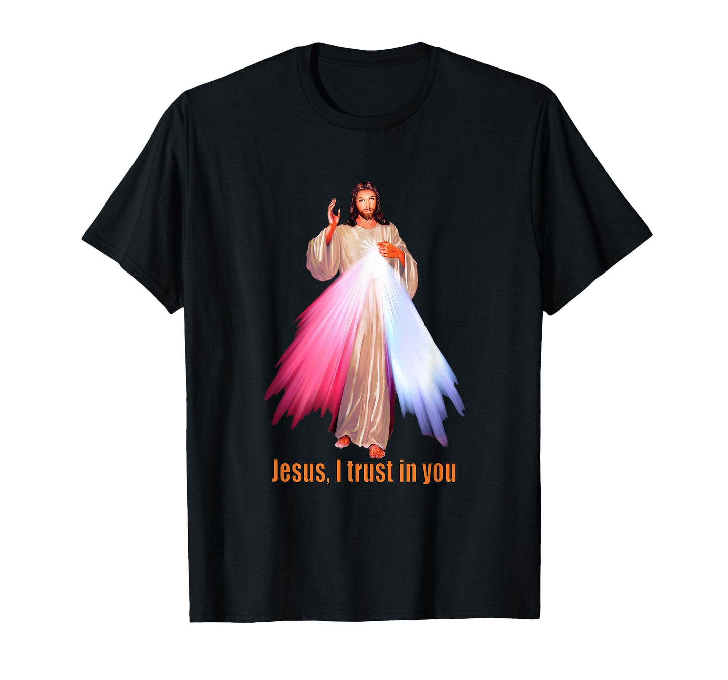 Jesus I trust in You Divine Mercy Image T-Shirt