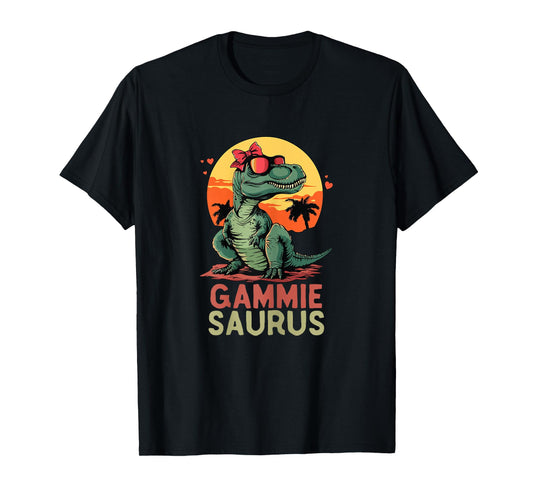 GammieSaurus Dino Dinosaur Gammie-Saurus T-Rex Funny Trex T-Shirt