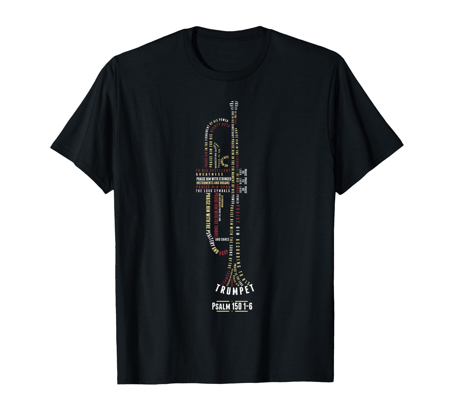 Praise Him With Strings Psalm 150 For Trumpet Player T-Shirt