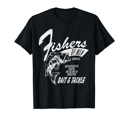 Fishers of Men Graphic Tee - Inspired by Matthew 4:19 T-Shirt