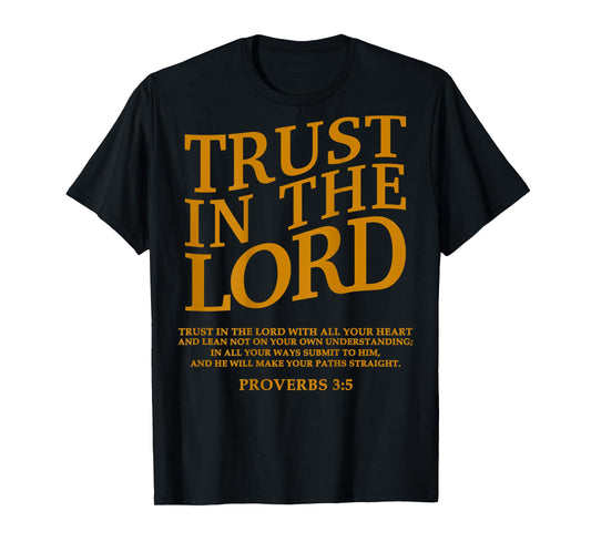 Trust In The Lord Christian Jesus Teen Girl Women Youth God T-Shirt