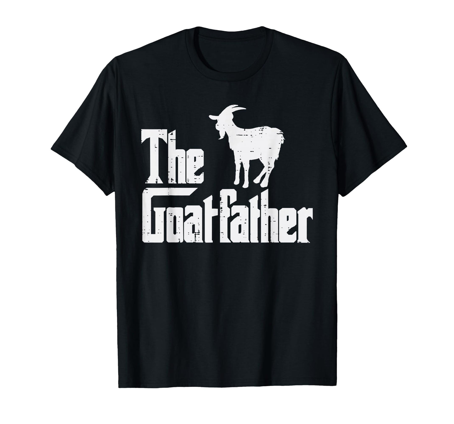Goat Shirts Farm Animal Men Women Kids The Goat Father Funny Fathers Day Parody Farmer Dad Papa Men T-Shirt