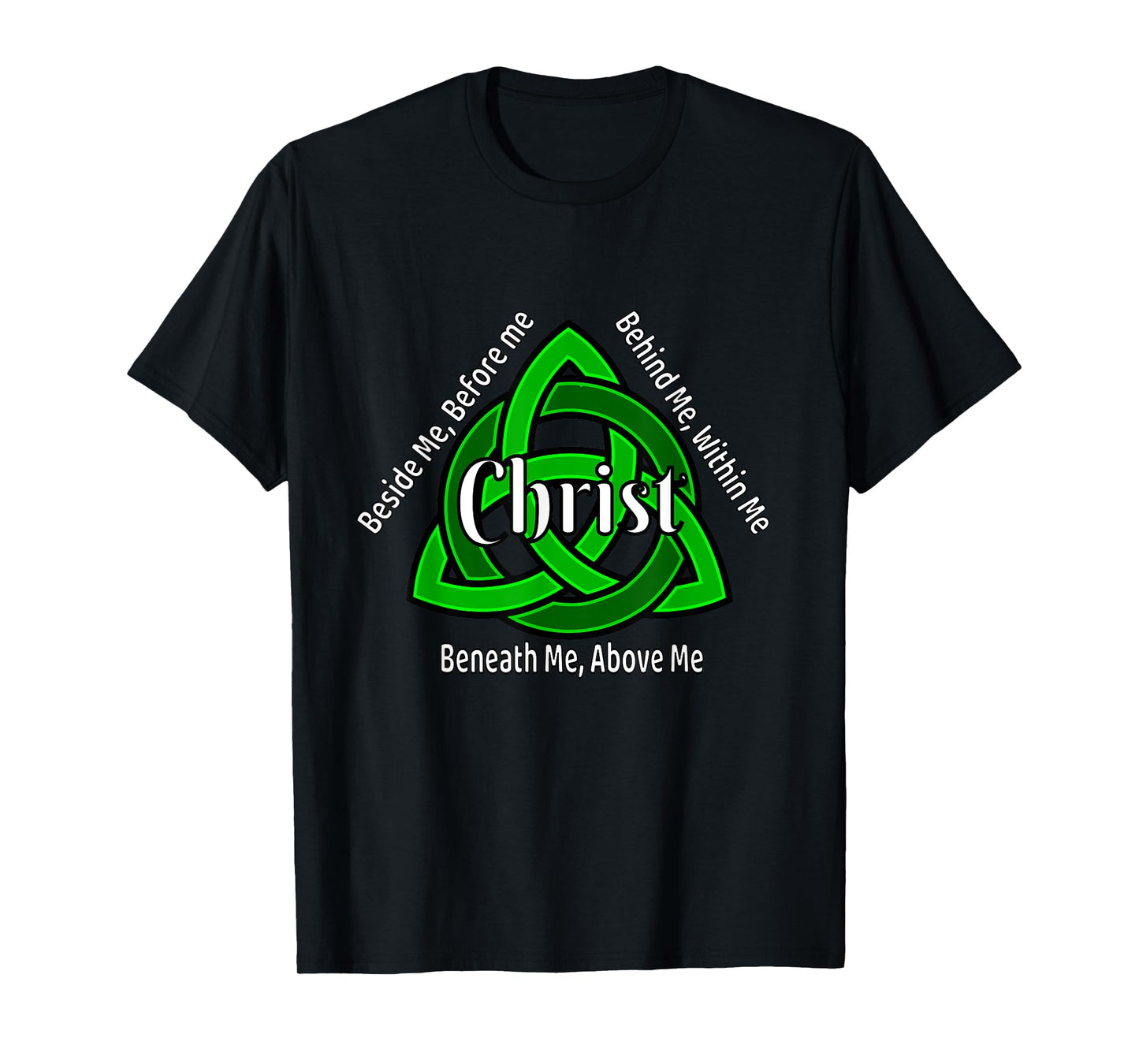 Celtic Trinity Knot Shirt St Patricks Prayer Christian Gifts T-Shirt