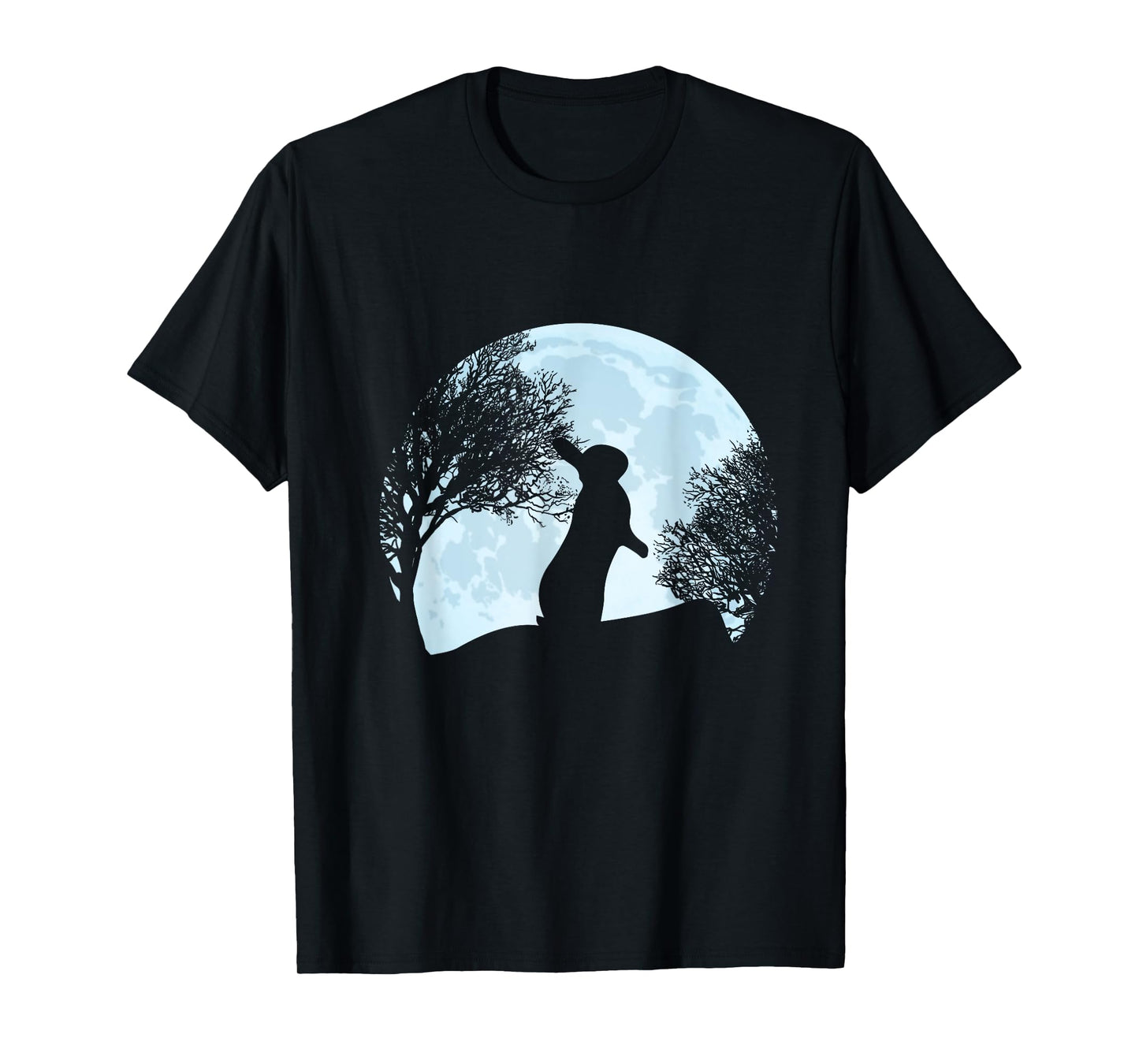Easter Rabbit Blue Moon T-Shirt T-Shirt