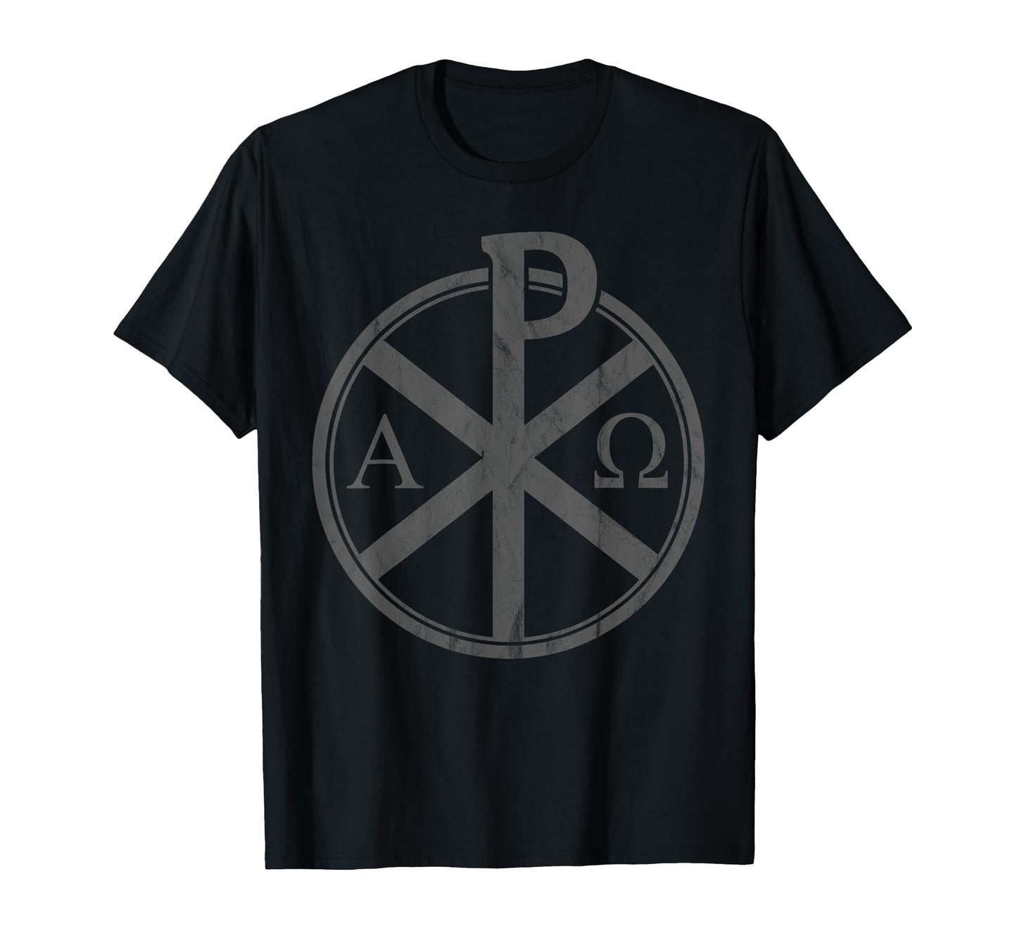 The Chi-Rho Cross - Jesus Christ Symbol - v4 Vintage T-Shirt