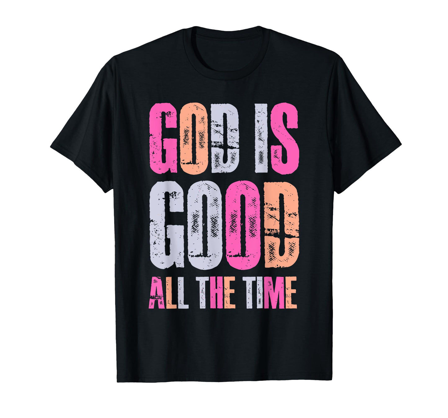 God is Good All The Time Religious Christian Jesus Vintage T-Shirt