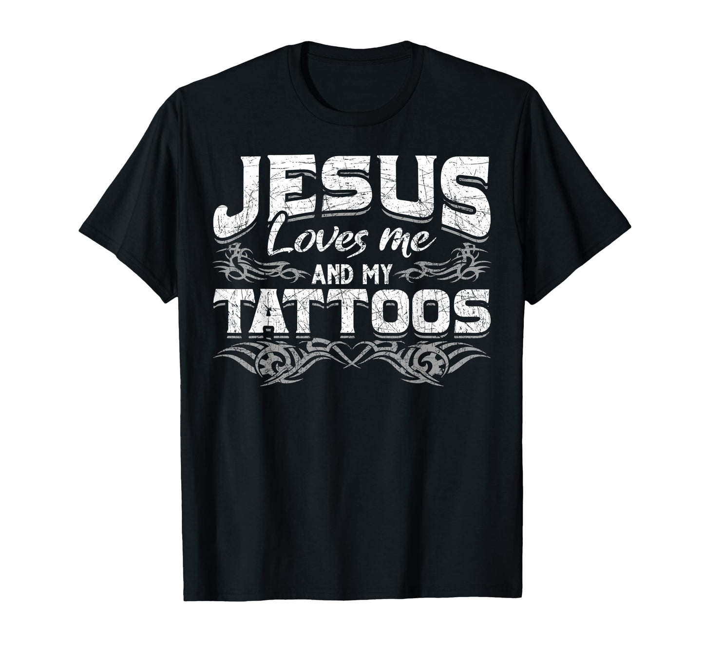 Inked Jesus Prayer Tattooed Christian Tattoo Artist Tattoo T-Shirt