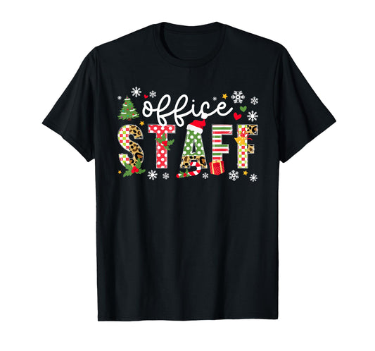 Office Staff Christmas Front Office Staff Xmas Party T-Shirt