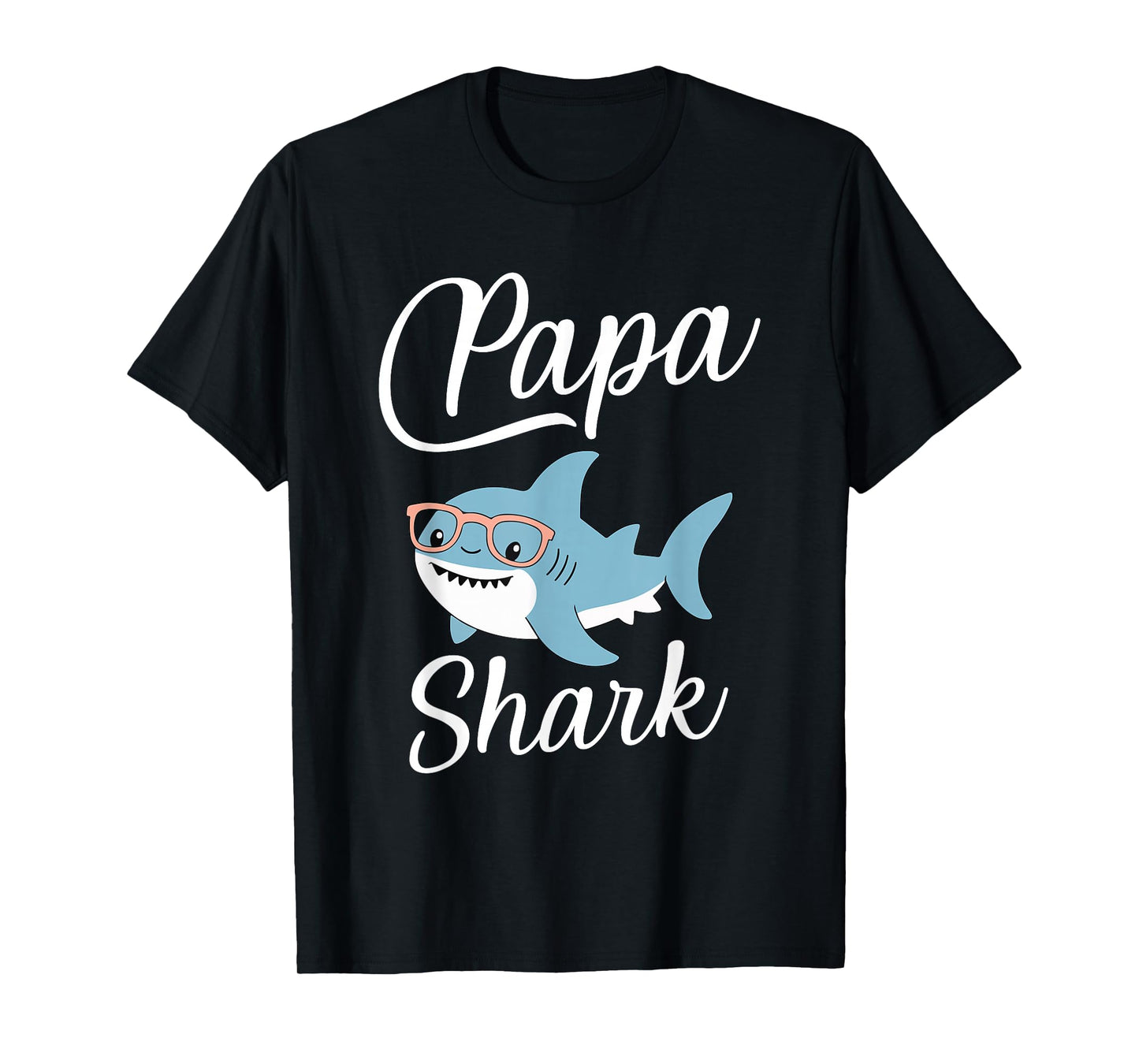 Papa Shark Funny Matching Family Grandpa T-Shirt