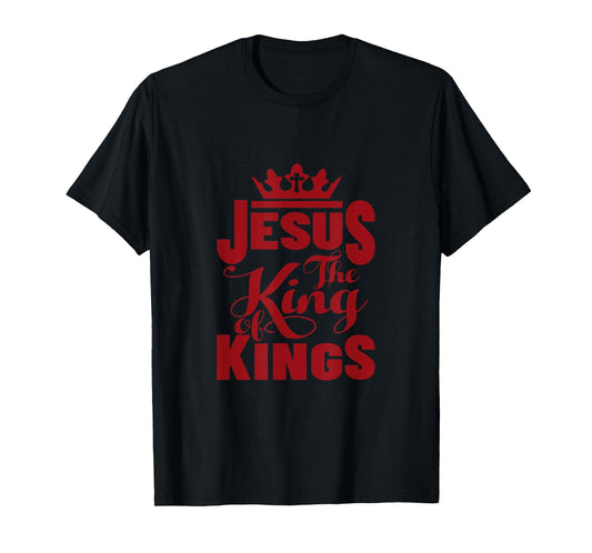 Jesus is My King – Bold Faith and Strength Design T-Shirt
