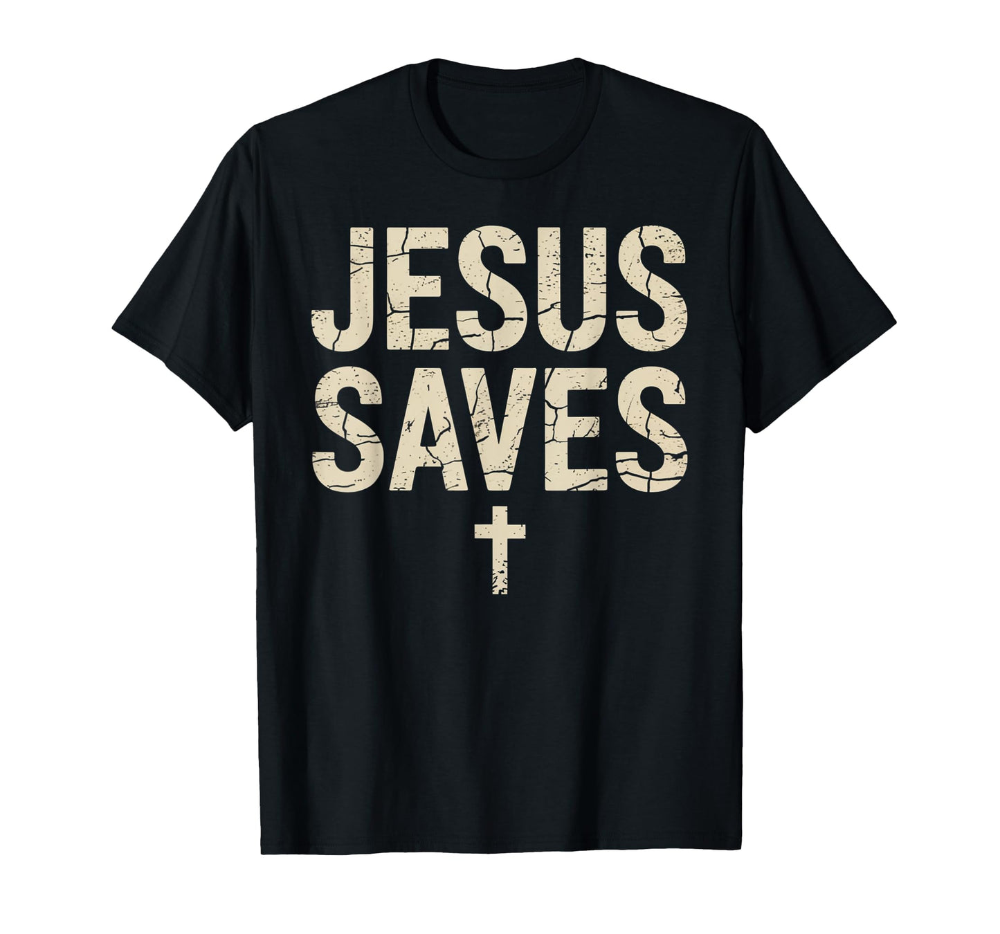 Jesus Saves Cross Christian Religious Faith Mens T-Shirt