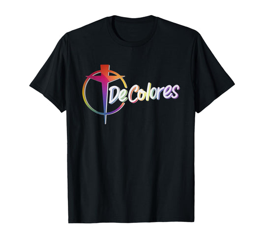 DeColores Cursillo Rainbow Rooster Catholic T-Shirt