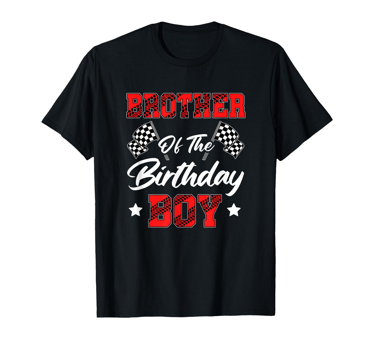 Race Car Brother Of The Birthday Boy Racing Family Pit Crew T-Shirt