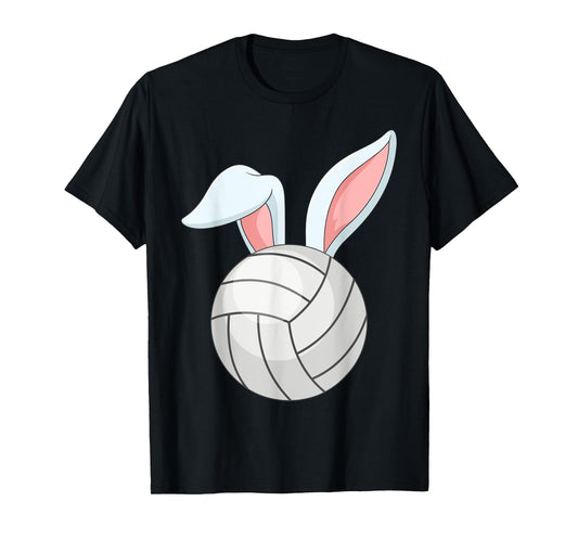 Easter Volleyball Love Bunny Ears Ball Cute Rabbit Sport T-Shirt