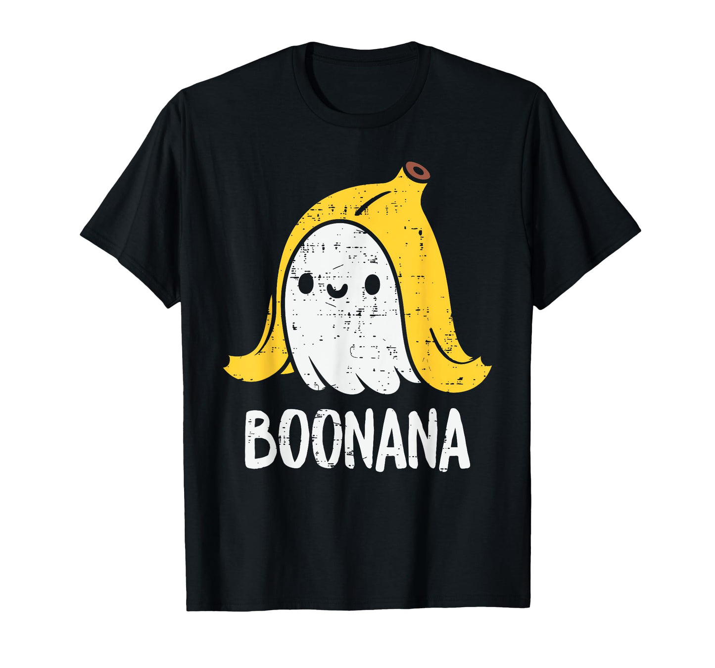 Cute Ghost Banana Halloween Costume Funny Kids Women Boonana T-Shirt