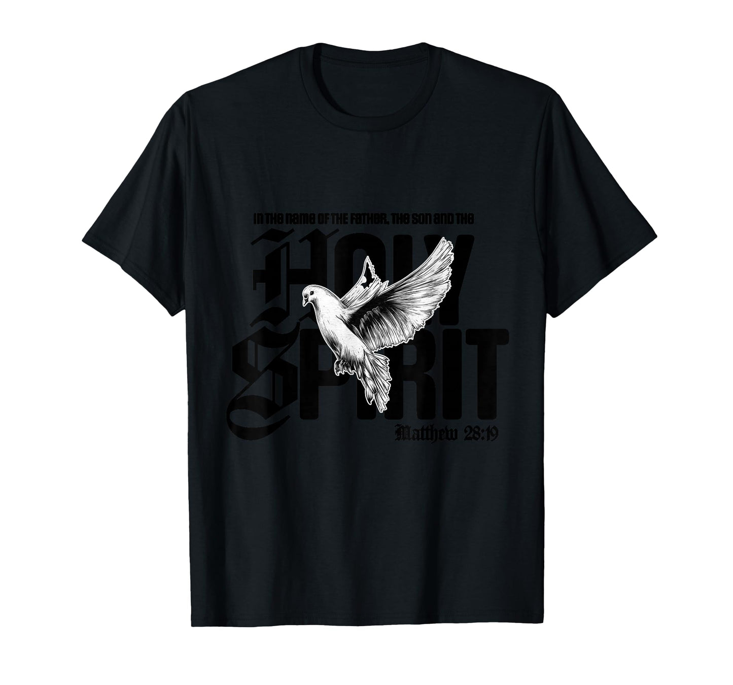 The Trinity - Holy Spirit Christian Modern Graphic T-Shirt