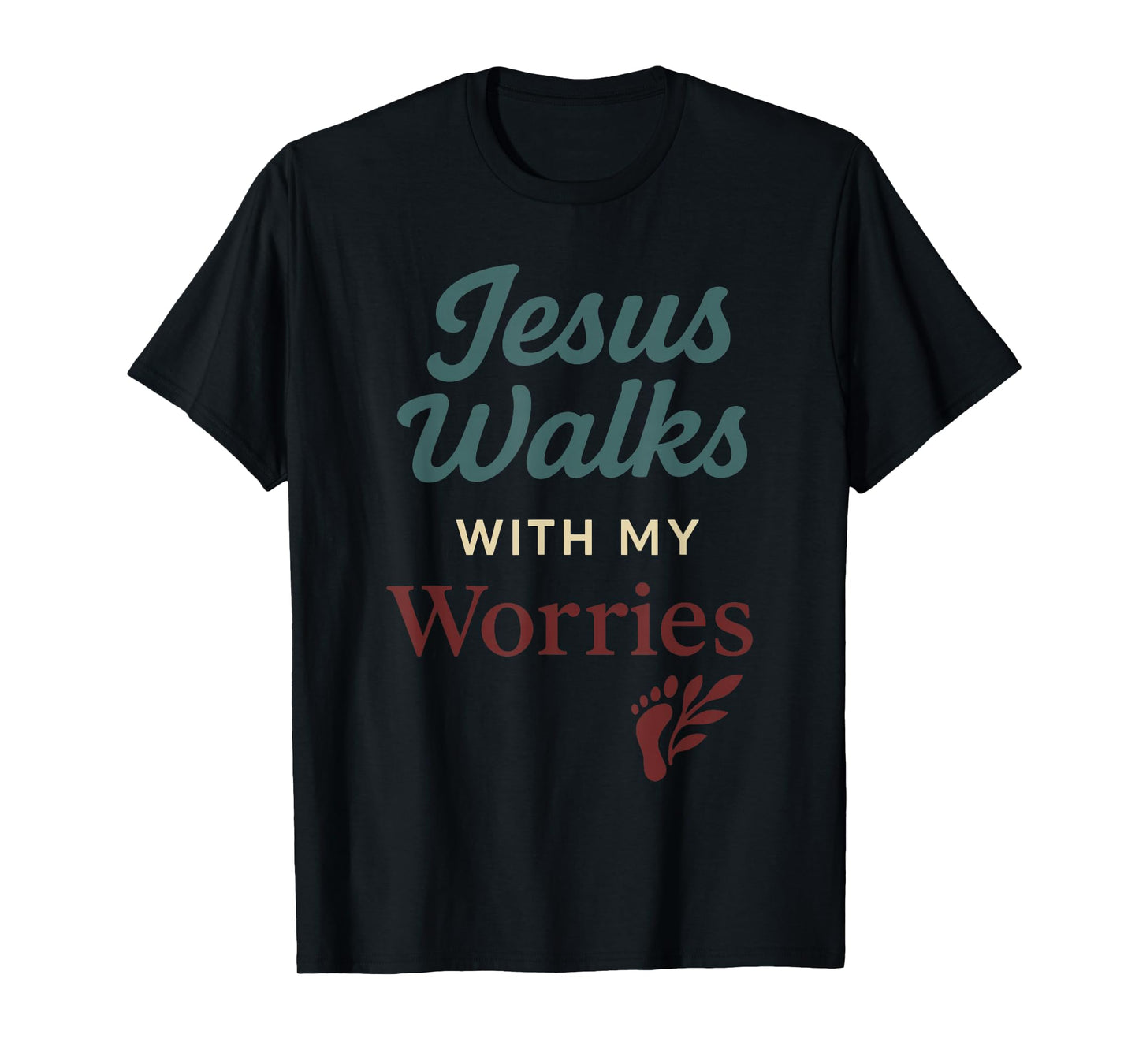 Christian Wife Anxiety Faith Mental Health Grace Jesus T-Shirt